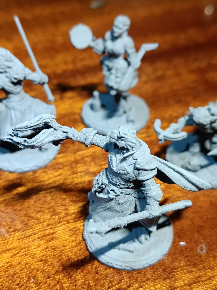 Des figurines avec une sous-couche granuleuse beurk beurk