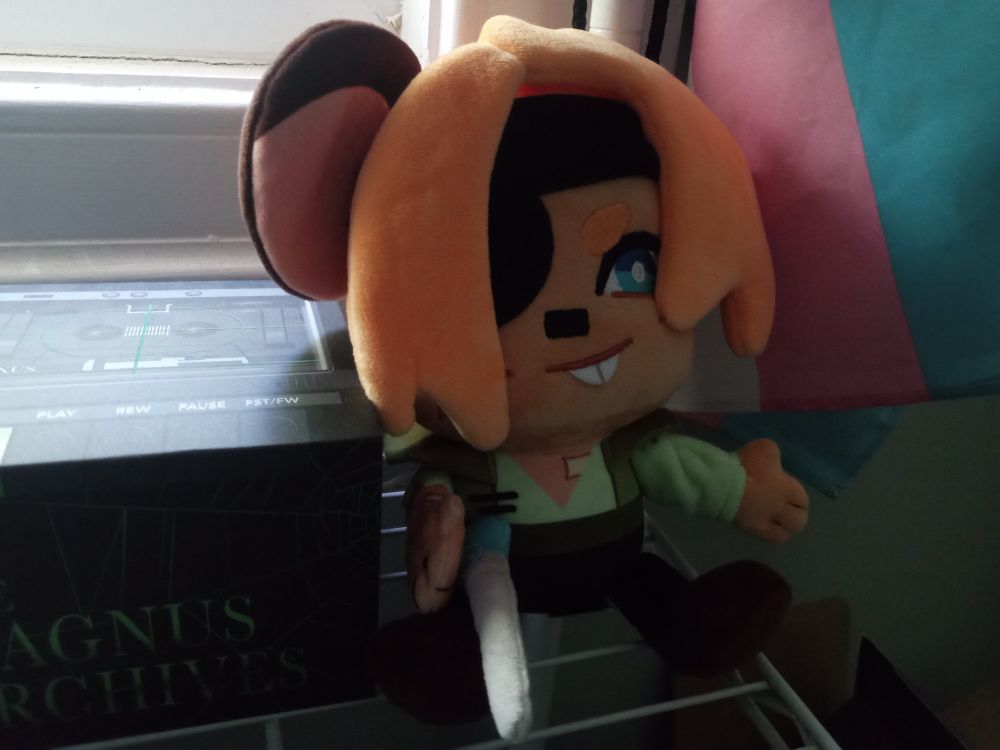 A plushie of inthelittlewood from Rats 2