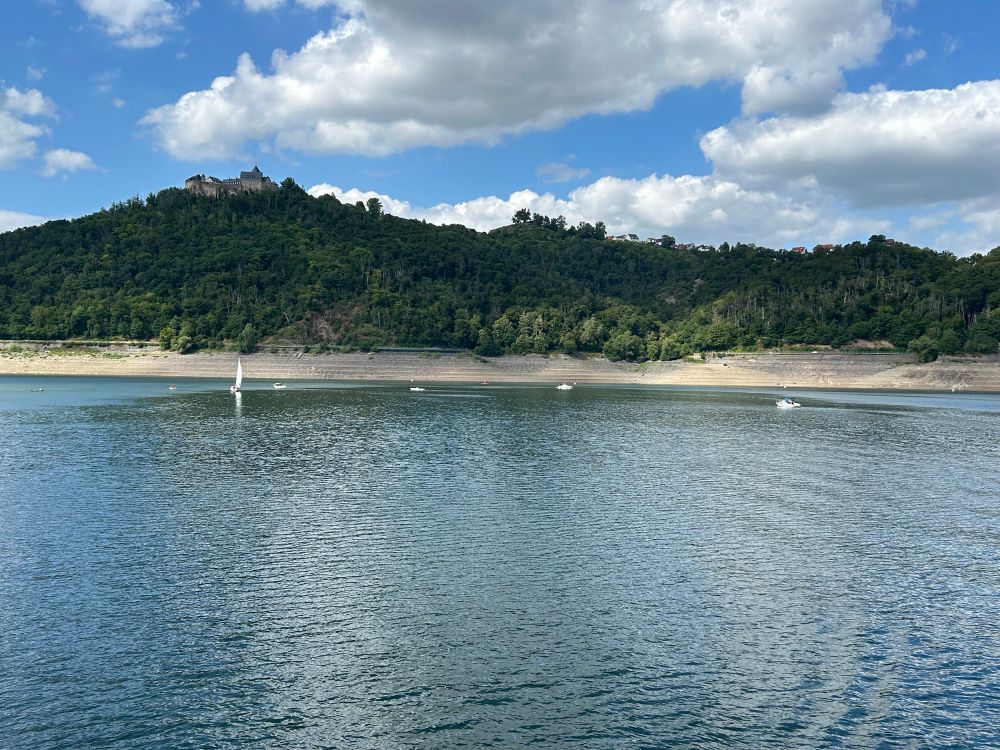 Edersee mit Schloss Waldeck 