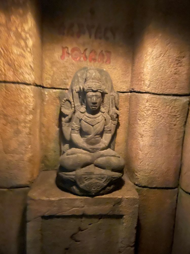 Statue of Mara from the Indiana Jones queue.  