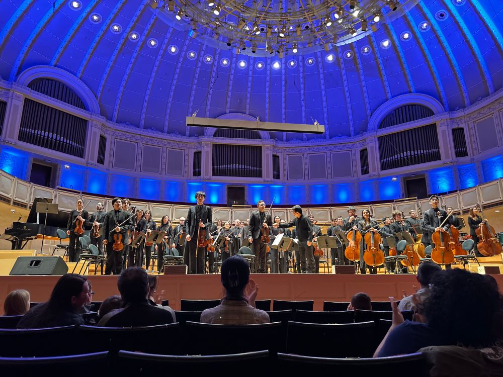 Civic Orchestra of Chicago at the conclusion of the Impact Concert. 