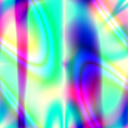 A colorful abstract artwork painted by a robot. (ALT)