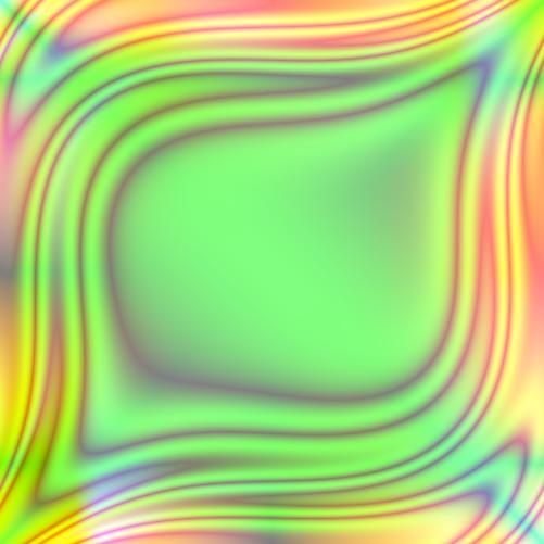 A colorful abstract artwork painted by a robot. (ALT)