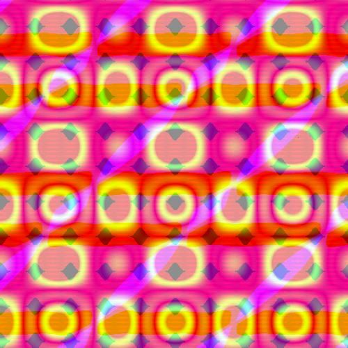 A colorful abstract artwork painted by a robot. (ALT)