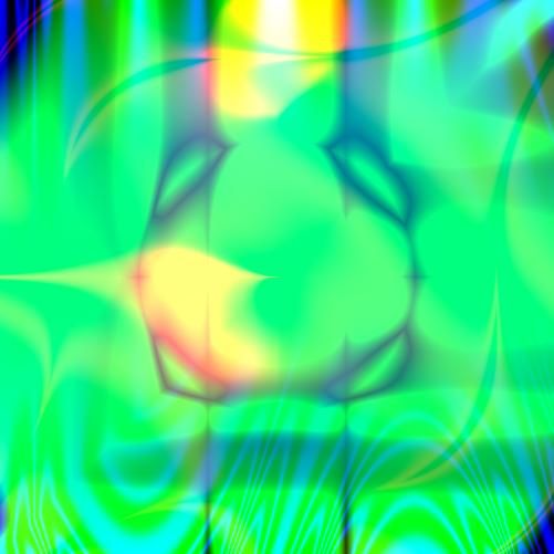 A colorful abstract artwork painted by a robot. (ALT)