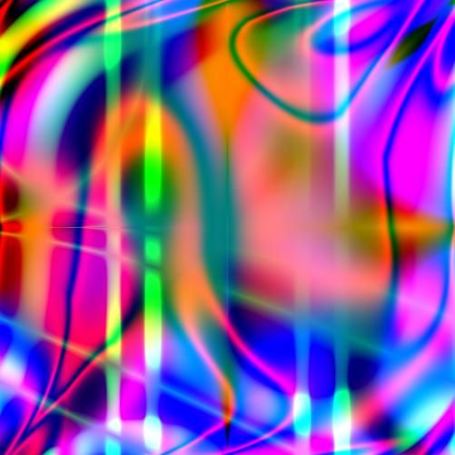 A colorful abstract artwork painted by a robot. (ALT)