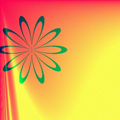 A colorful abstract artwork painted by a robot. (ALT)