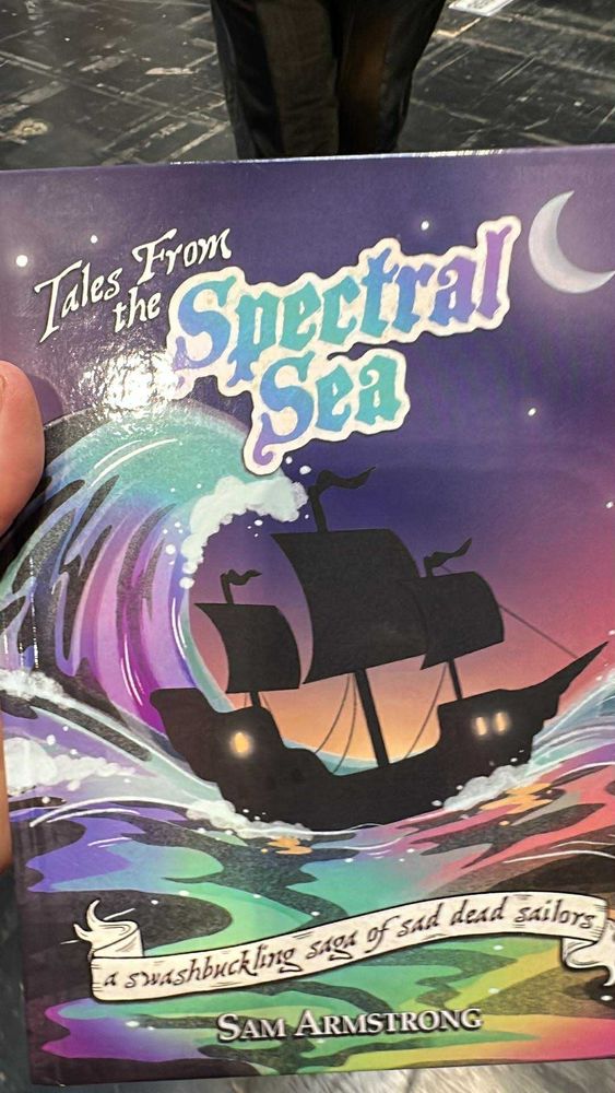 An image of the cover of Tales From the Spectral Sea by Sam Armstrong.