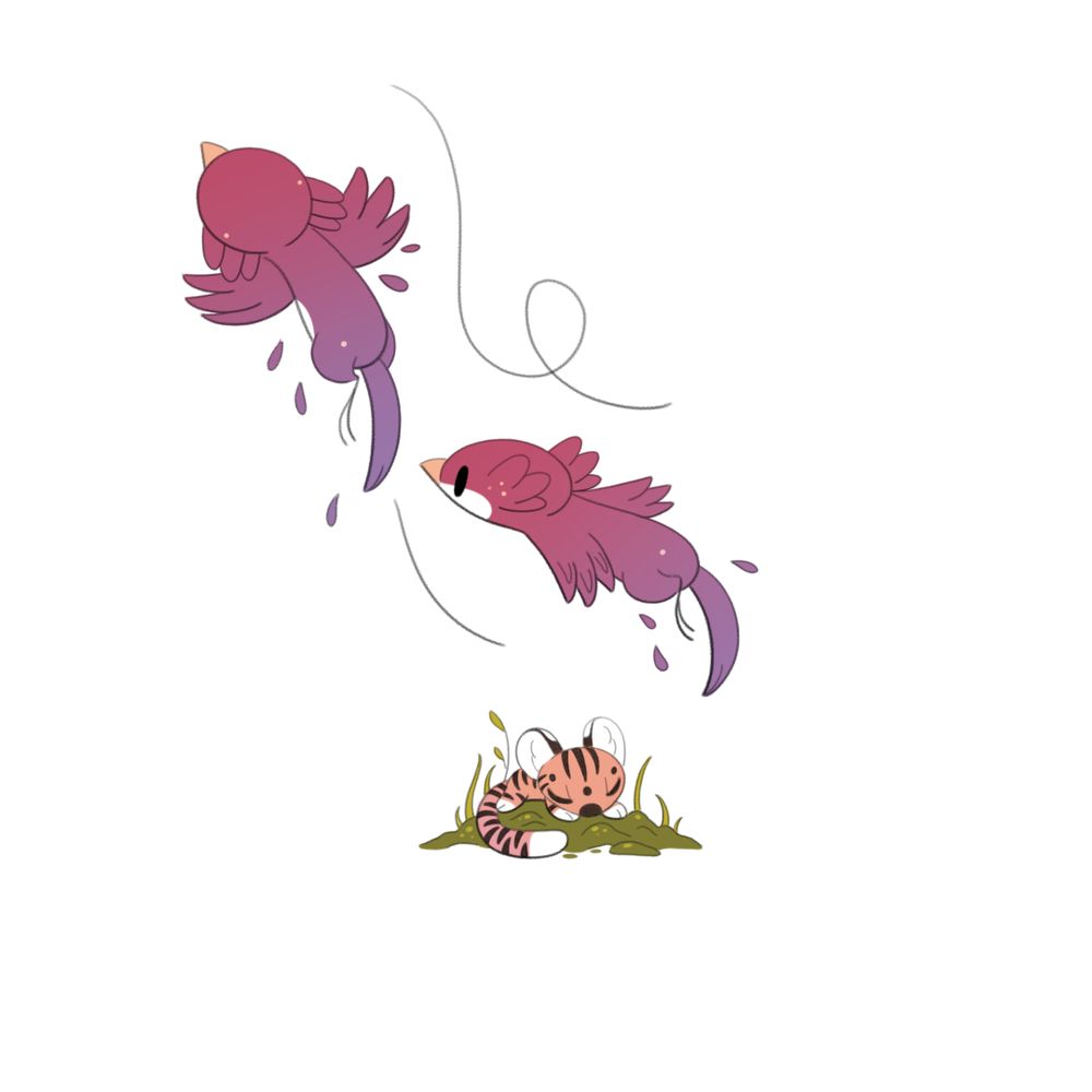 they fly off