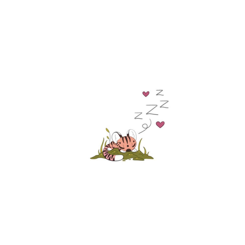 tigermouse sleeps on, untroubled. 