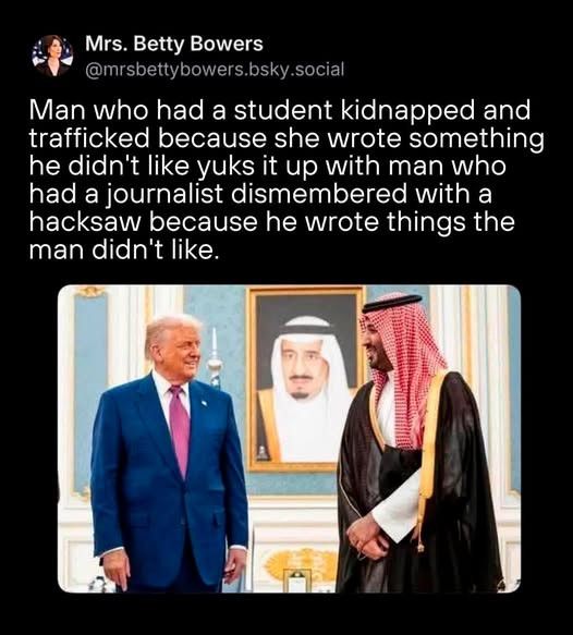Trump and Mohammed Bone Saw
