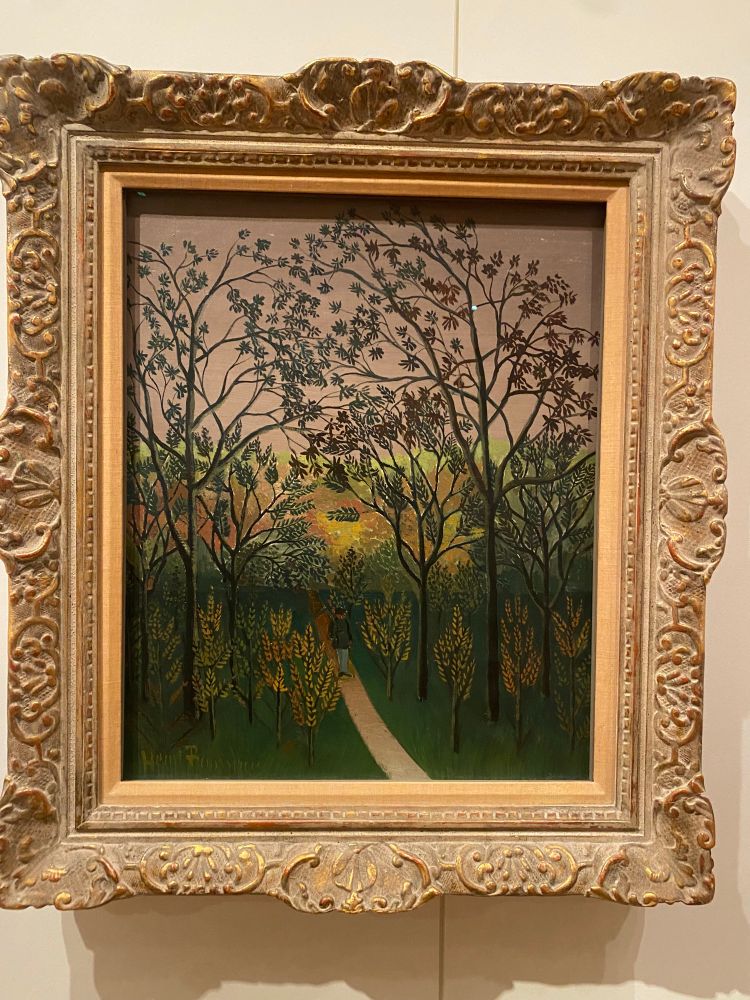 Oil painting by Henri Rousseau