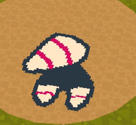 a drawing of lil sniffer from Signalis