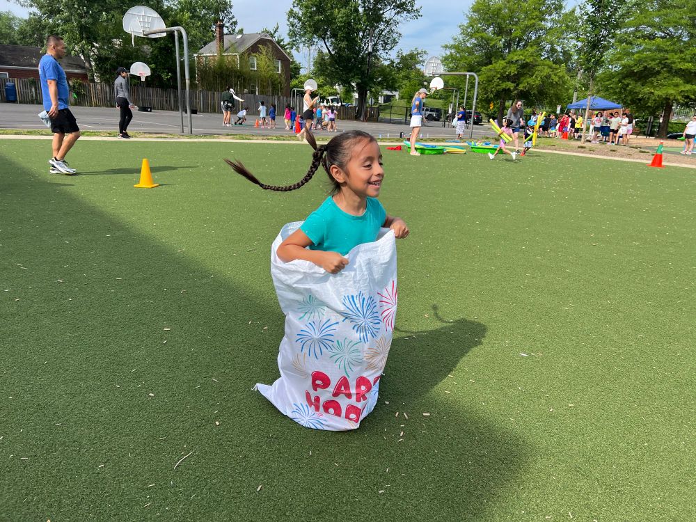 Sack race