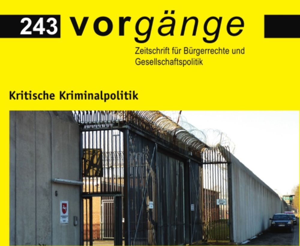 Gefängnis-Abolitionismus als Kritische Kriminalpolitik - Humanistische Union