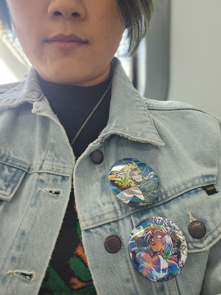 A shot of Vel's Howling Blade and Wicked Thunder pins from whymaige 