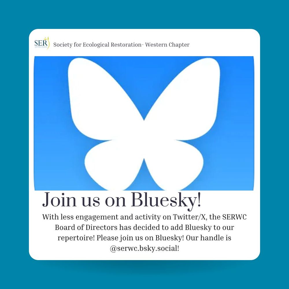 Join us on Bluesky! With less engagement and activity on Twitter/X, the SERWC Board of Directors has decided to add Bluesky to our repertoire! Please join us on Bluesky! Our handle is @serwc.bsky.social!