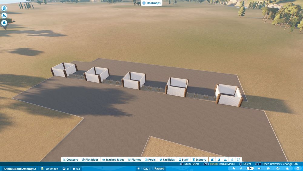 Entrance Area for Park construction first look