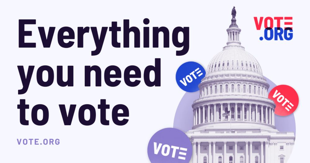 Register to vote. Check your registration status. Get your absentee ballot. Fast, free, easy, secure, nonpartisan.