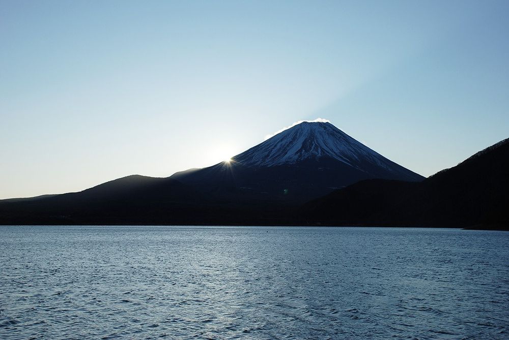 Lake Motosu Campsite on January 1, 2010 at 7:29