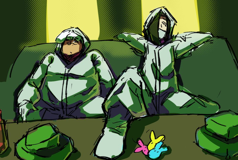 (Like get it, it's a play on words of Buni Morre from Buni, and how it sounds like Bunny, and cleanroom suits are sometimes called Bunny Suits, and it's like 4/20 haha weed get it you get the joke haha, and its also easter so bunnies are relevant haha