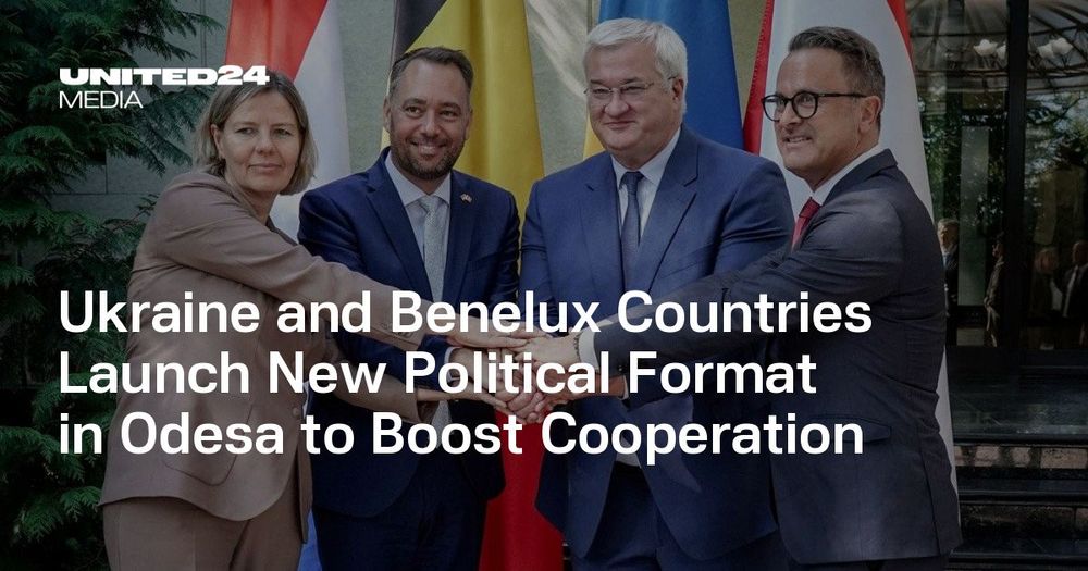New Ukraine–Benelux diplomatic initiative aims to strengthen cooperation among Ukraine, Belgium, the Netherlands, and Luxembourg, focusing on joint support for recovery.