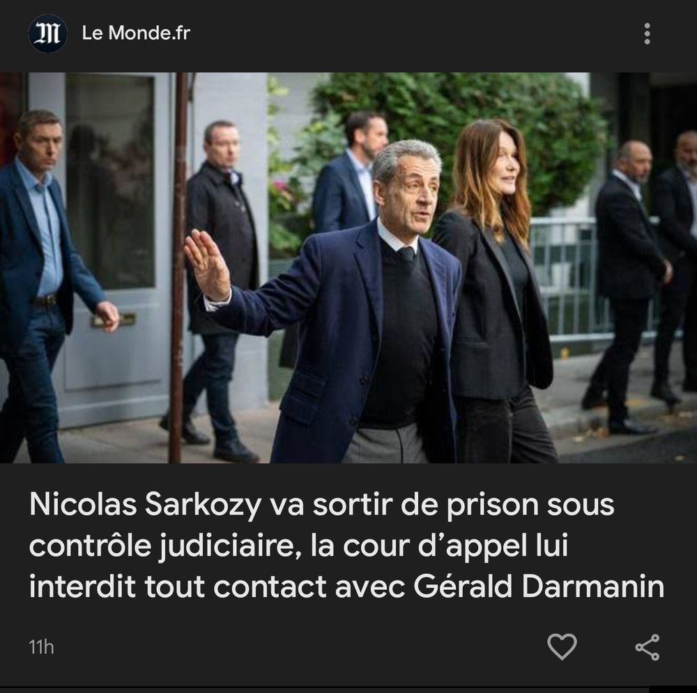 Nico sort de prison et on lui interdit de voir son pote Darmanin 