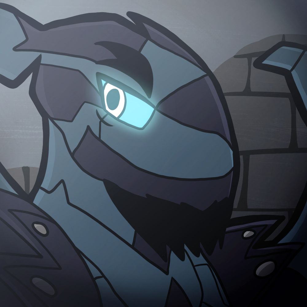 An illustration of a shiny Zekrom with a beard and a biker outfit. 