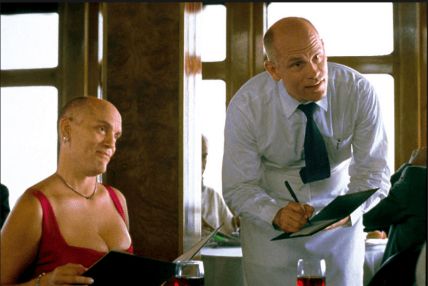 John Malkovich and John Malkovich as John Malkovich and John Malkovich in Being John Malkovich