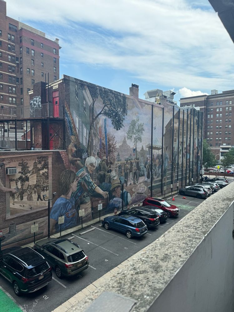 A view from my hotel room downtown Philly
