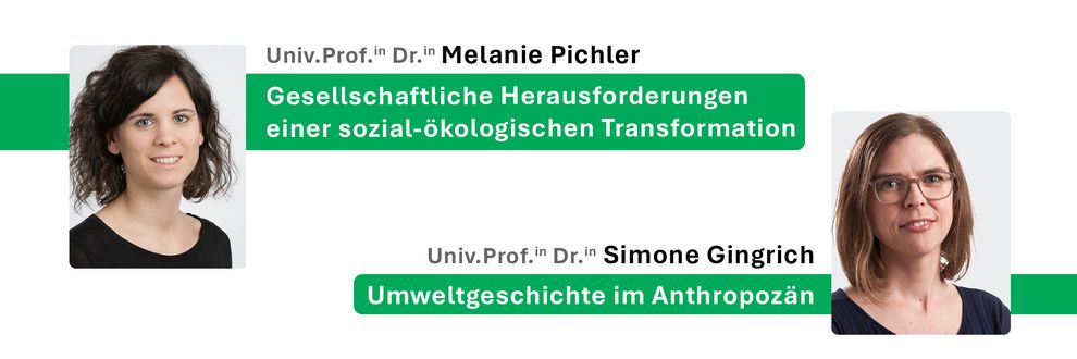 Foto von Pro. Melanie Pichler und Prof. Simone Gingrich 
