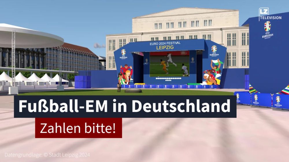 12. Juni 2024: Fußball-EM: Leipzig ist vorbereitet I LZ TV Nachrichten