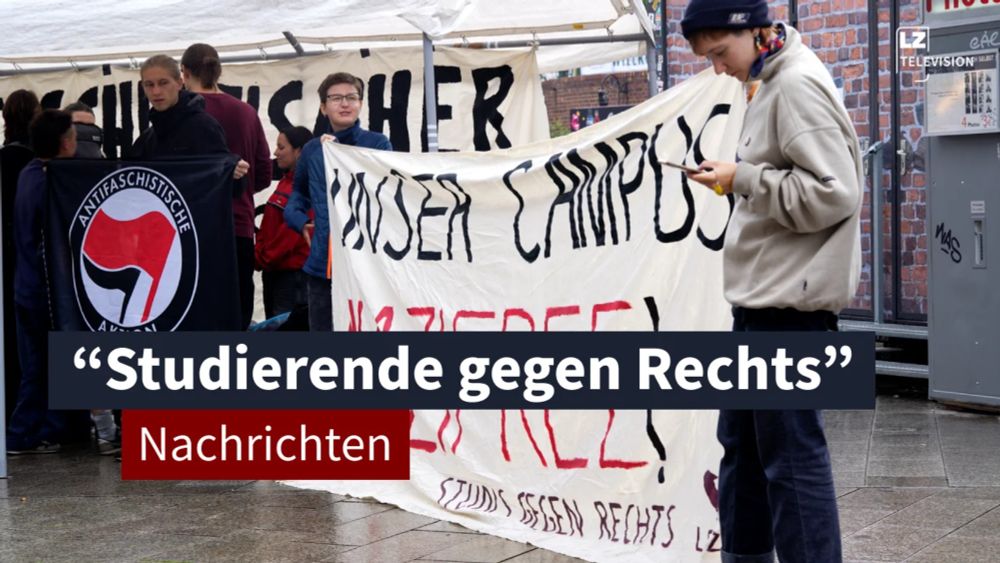 17. Juni 2024: Demo der Initiative „Studierende gegen Rechts" | LZ TV Nachrichten