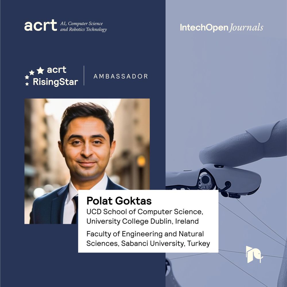 Potrait of Dr. Polat Goktas, IntechOpen's Rising Star Ambassador in AI, Assistant Professor, Faculty of Engineering and Natural Sciences, Sabanci University, Istanbul, Türkiye. 