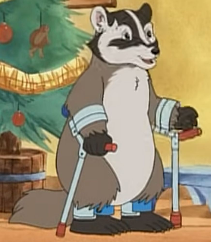 Screenshot of Badger standing