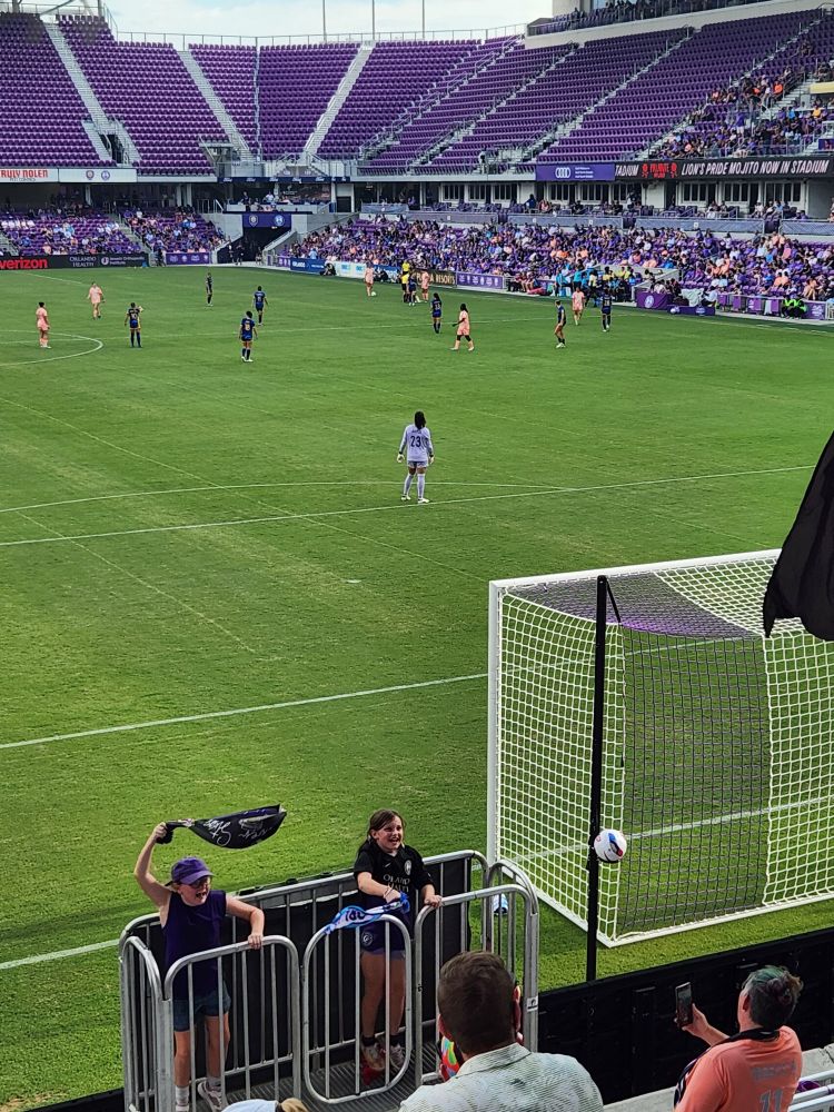Capo stand at Orlando Pride game