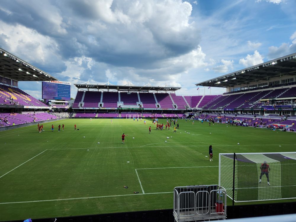 Pre game at Inter&Co stadium 