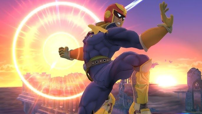 Captain Falcon, moments before FALCON PUNCH