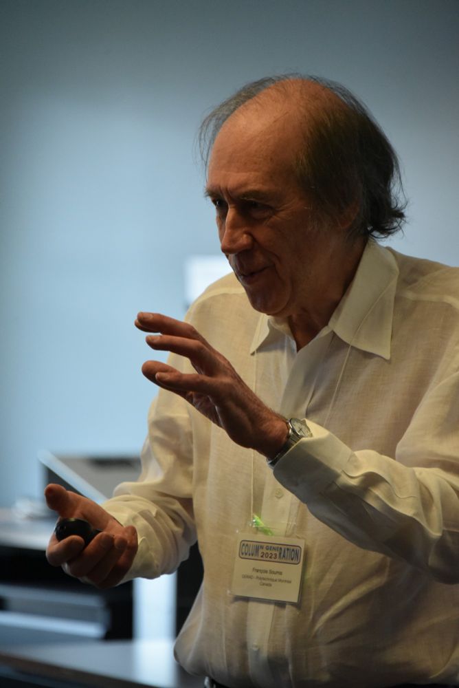 François Soumis at the column generation workshop in Montreal 2023