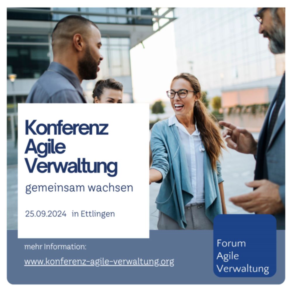 Konferenz Agile Verwaltung 2024 – Session: Modernes Führen – weg vom Boss, hin zum Coach