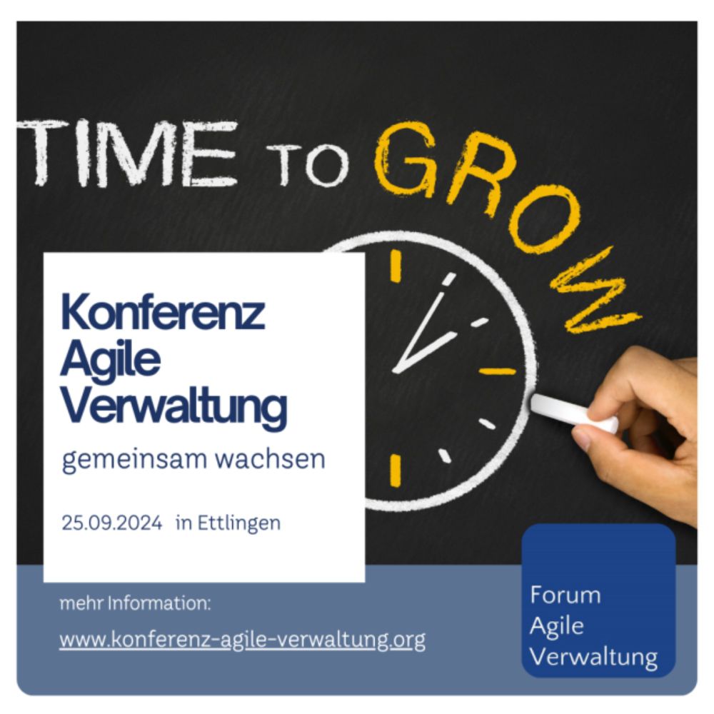 Konferenz Agile Verwaltung 2024 – Sicher dir jetzt eines der letzten Tickets