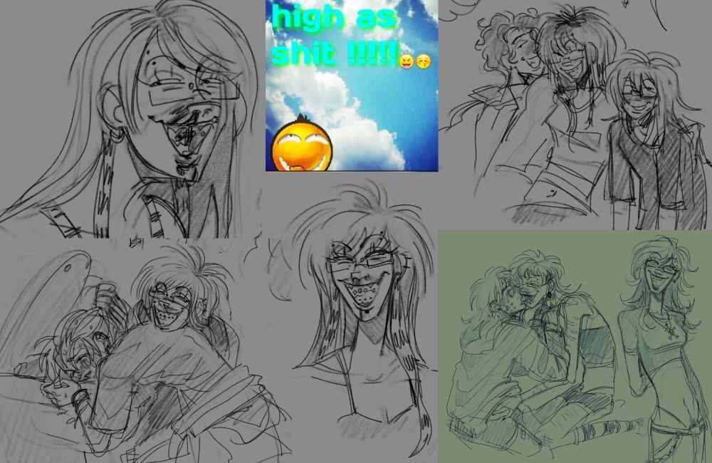 Doodles of Mara drawn by @sammylux.bsky.social