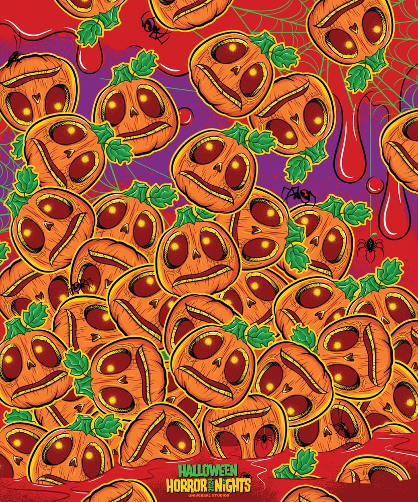 Halloween Horror Nights. Lil' Boo. Illustration.