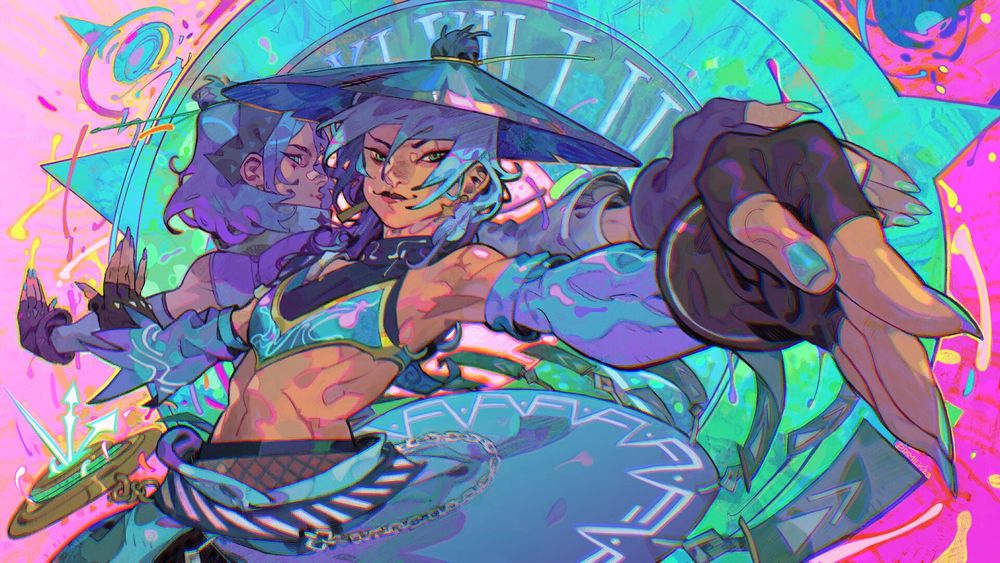 Era's loading screen in Fortnite. Art done by PIXMILK / @pixmilk.bsky.social!