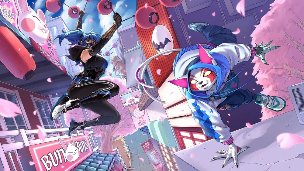Nyanja's loading screen in Fortnite. Art done by Irene Koh / @koh.money!