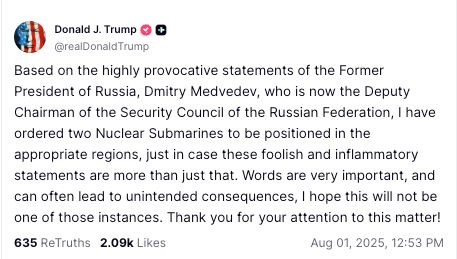 Trump nuclear submarines