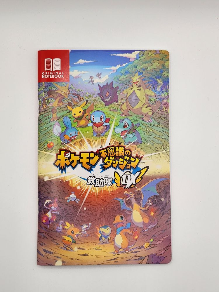 Pokemon Mystery Dungeon Rescue Team DX notebook