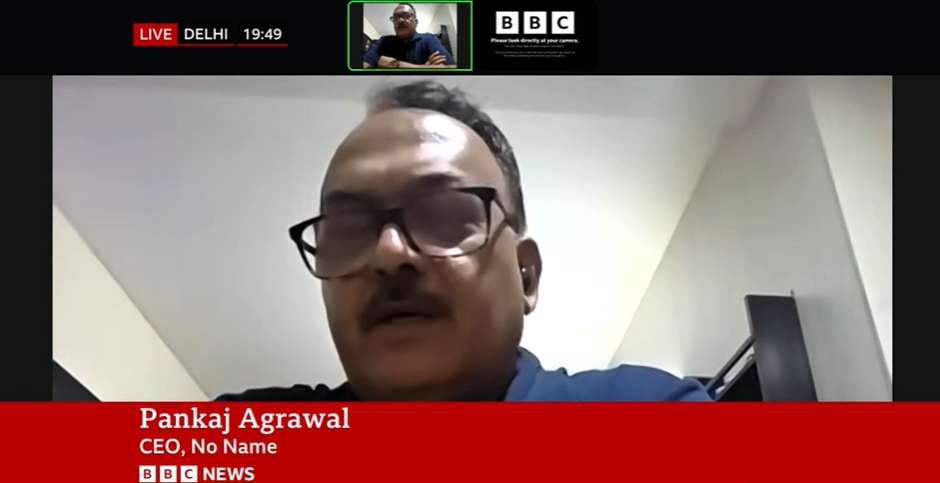 Man facing camera Subtitles - Pankaj Agrawal, CEO No Name (clothing company)