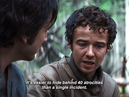 It's easier to hide behind 40 atrocities than a single incident.