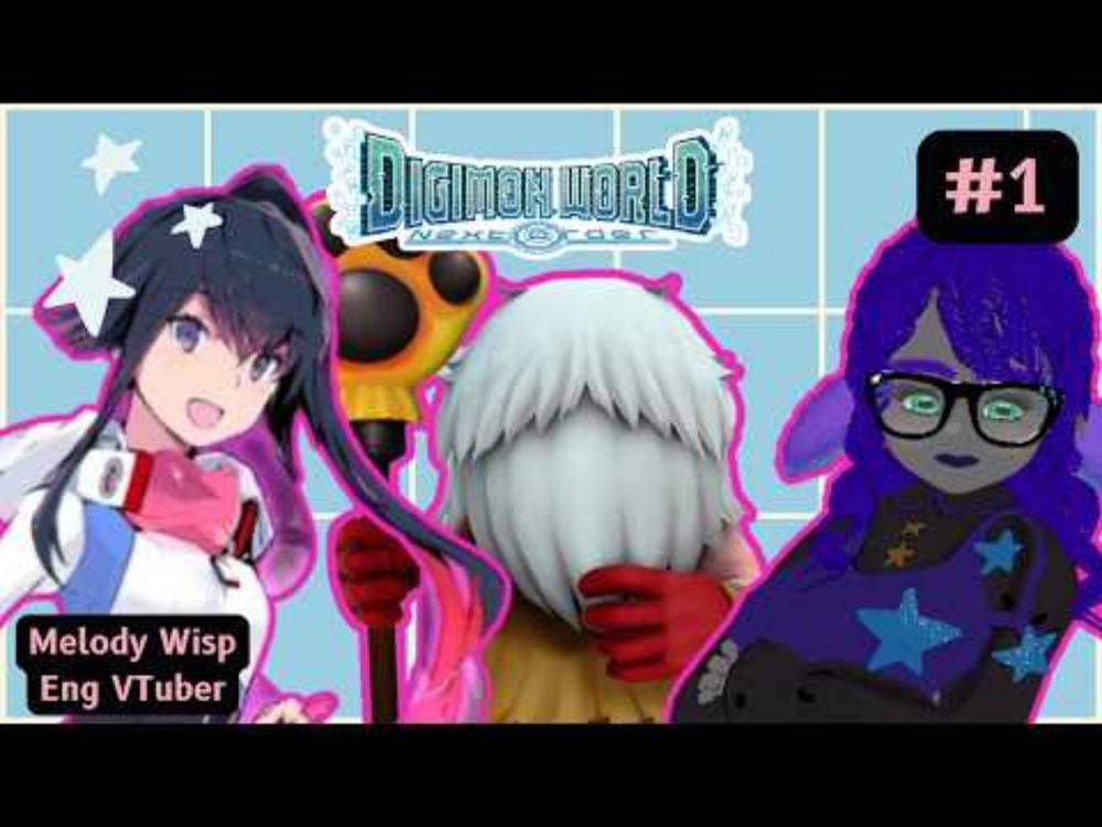 [1] isekai, but no truck... curious | vTuber plays Digimon World: Next Order - First Playthrough